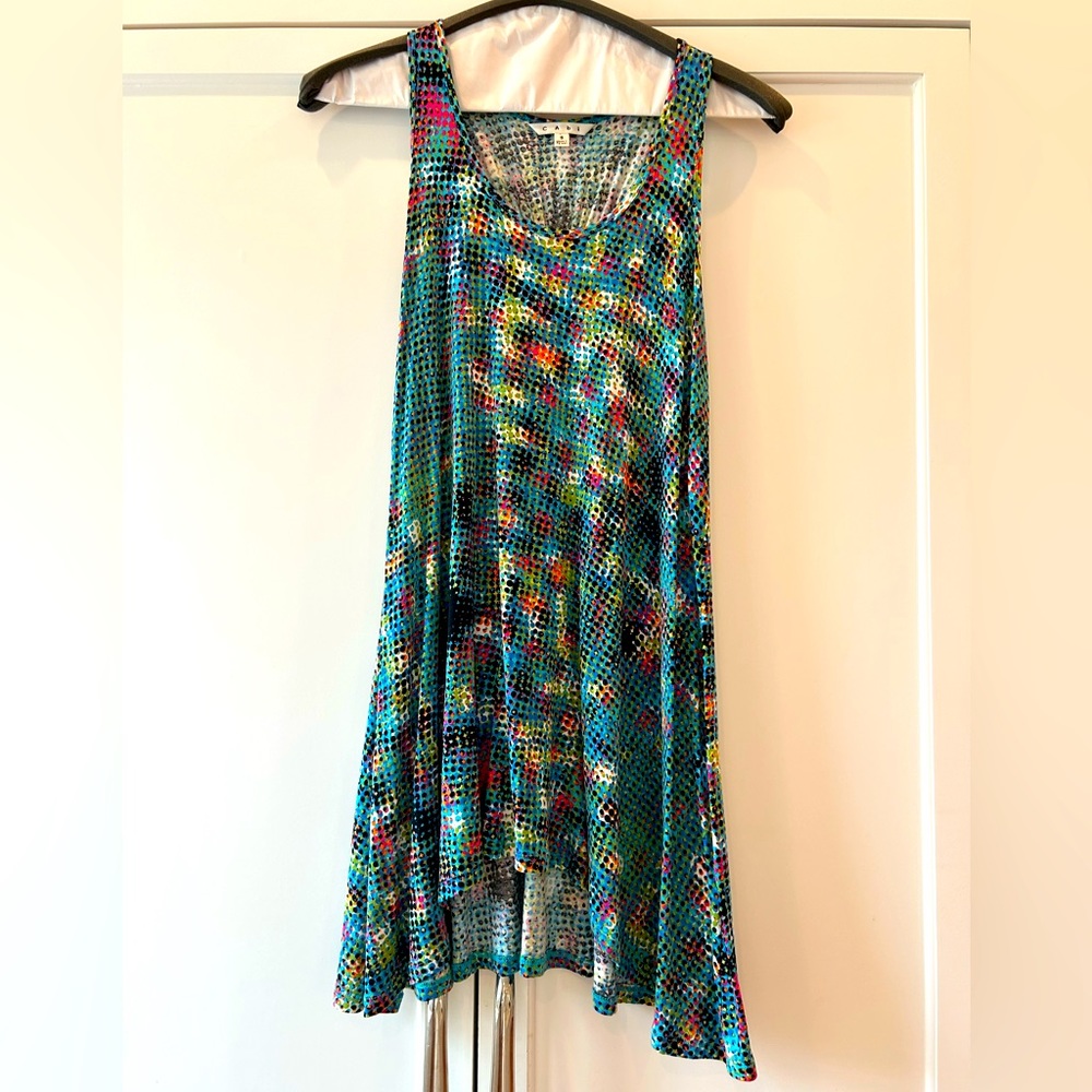 CAbi Colorful Patterned Dress